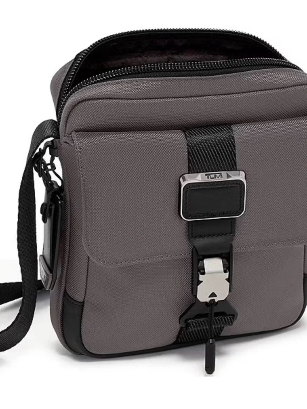 NEW Tumi ALPHA BRAVO JUNIOR 9.5” Ballistic Nylon Sling Crossbody Bag - CHARCOAL